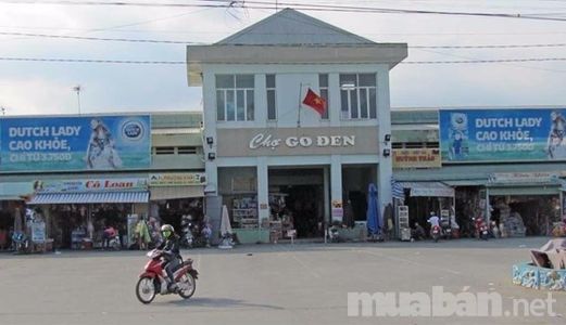 Bán Đất Mặt Tiền Chợ Gò Đen, Lô Góc 2 Mặt Tiền Ngay Chợ