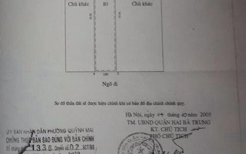 Bán Nhà Ngõ 61 Lạc Trung, 45m2 X 3 T, Ngõ 2 Ô Tô Tránh Nhau Thoái Mái