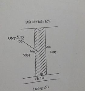 Cần Bán 1 Nền Đất Thổ Cư. Sổ Đỏ Riêng. 