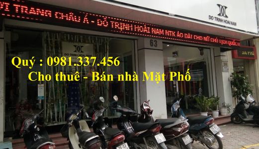 Cho Thuê Mặt Phố Chùa Bộc 70M2 Mt 5.5M, 5 Tầng 60 Triệu Quý Mặt Phố 0981337456