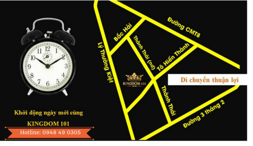 Bán Căn Hộ Cao Cấp Kingdom 101 - Quận 10, Giá 2 Tỷ 500 Triệu