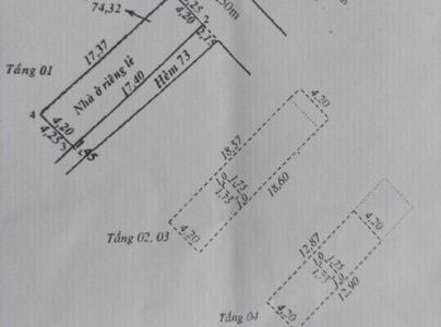 Bán Nhà 1 Trệt 3 Lầu , Ngang Trên 4M, Dài Trên 17M, Mặt Tiền Đường Nguyễn Trãi , Khu Sầm Uất