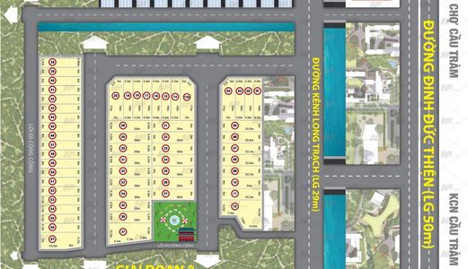 Đất Nền Xây Phòng Trọ,Kinh Doanh Vị Trí Đẹp Nằm Trên Mt Đinh Đức Thiện Đối  Diện Kcn Cầu Tràm