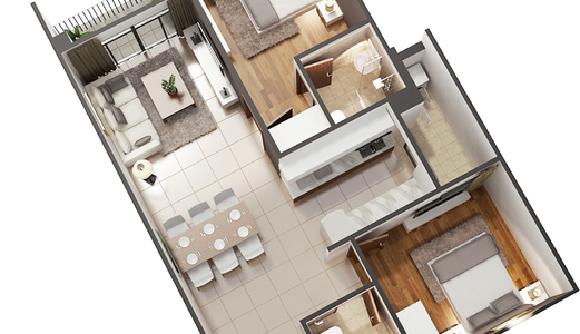 Cần Bán Căn Hộ Luxgarden Mặt Tiền Q7- Ch 93 M2