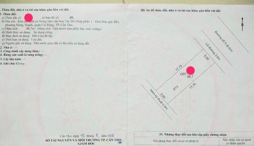 Nền Đường Số 4 Và Số 5 Khu Văn Hóa Tây Đô