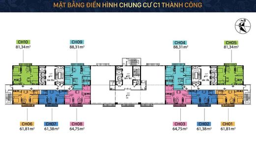 Chung Cư View Đẹp Giá Rẻ Nhất Khu C1 Thành Công, Ba Đình, Giá Từ 39Tr/M2