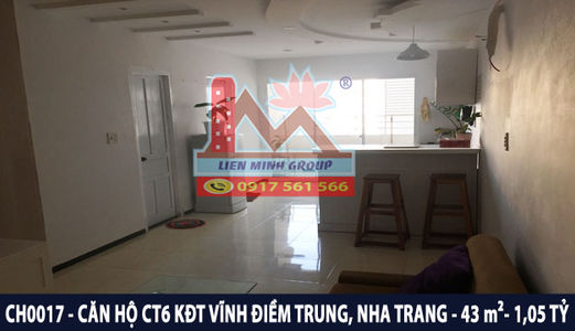 Bán Căn Hộ Giá Rẻ Đã Có Nội Đất Đầy Đủ Ct6 Khu Đô Thị Vĩnh Điềm Trung, Nha Trang Chỉ 1,05 Tỷ