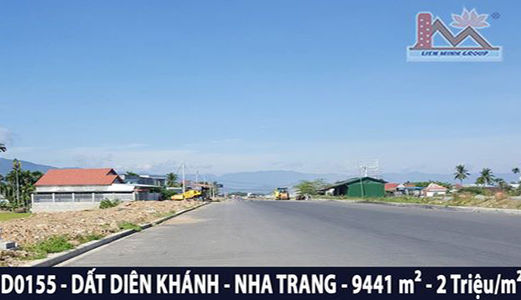 Bán Đất Mặt Tiền Đường Võ Nguyên Giáp, Cầu Lùng, Diên Khánh, Nha Trang Chỉ 2 Triệu/ M2