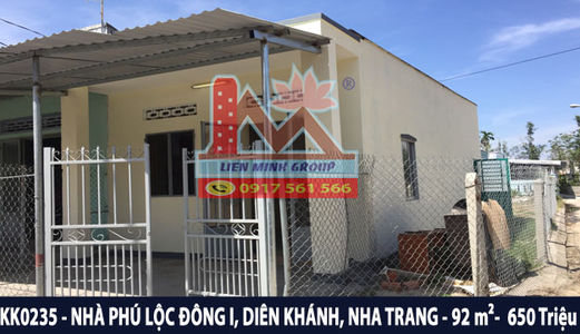 Bán Nhà Mới Xây Gần Cầu Thành 1, Diên Khánh, Khánh Hòa - 92 M Chỉ 650 Triệu