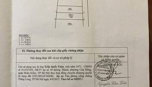 Bán Gấp Mảnh Đất Phố Ngô Gia Tự, Diện tích 100M,  5M, Ô Tô, Kinh Doanh, 2,5 Tỷ