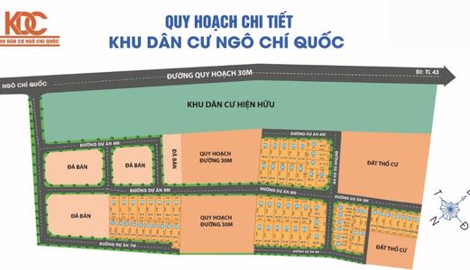 Đất Nền Dự Án Khu Dân Cư Ngô Chí Quốc, Giá Tốt Nhất Khu Vực