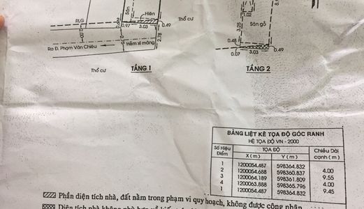 Cần Bán Nhà 4X10M 1Trệt Lửng 1 Lầu Đường Phạm Văn Chiêu, P14, Q. Gò Vấp