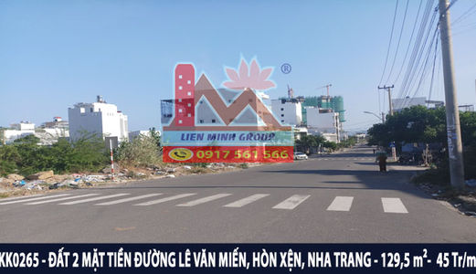 Bán Đất Xây Khách Sạn Hai Mặt Tiền View Biển Đường Lê Văn Miến, Hòn Xện, Nha Trang Chỉ 45 Triệu/m2
