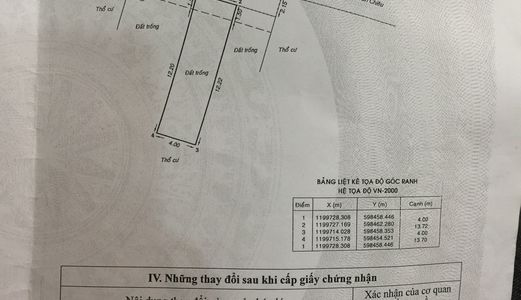 Bán Lô Đất Thổ Cư Đường Phạm Văn Chiêu, Gò Vấp, Dt 4X14M