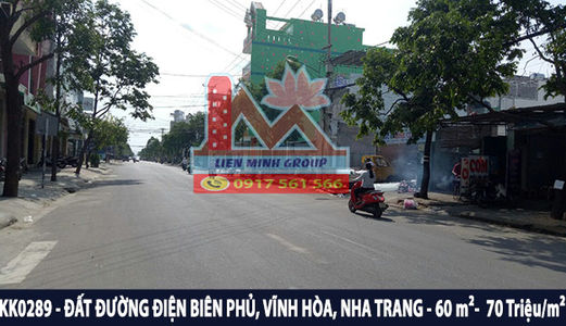 Bán Đất Mặt Tiền Kinh Doanh Gần Biển Đường Điện Biên Phủ, Nha Trang Chỉ 70Triệu/m2