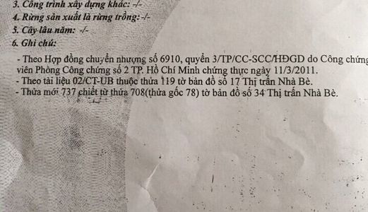 Bán Đất 1942 Htp . Dt 5X17M. Hướng Tây . Hẻm Xe Hơi. Giá 2.55 Tỷ .