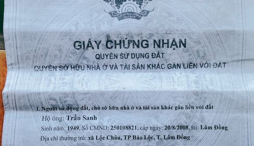Bán Nhà Giấy Tờ Đầy Đủ Giá Tốt