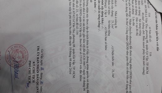 Bán Nhà 69/69 Lê Văn Thọ, Q.Gò Vấp, Dt 4X10M, 3 Lầu.