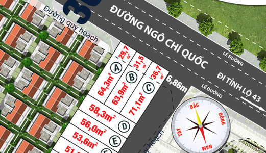 Đất Vàng Mặt Tiền Ngô Chí Quốc