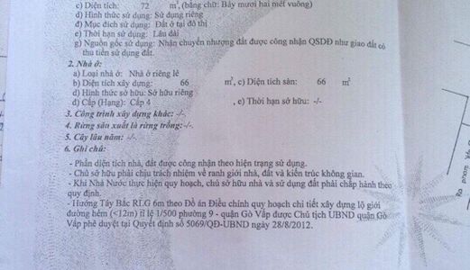 Bán Nhà Hxh5M, Dt 4X18M, Phạm Văn Chiêu, Gò Vấp