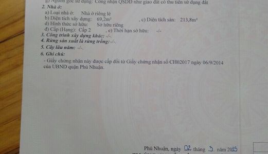 Bán Nhà Hẻm 32 Đặng Văn Ngữ, P10, Pn 76M2, 10.5 Tỷ