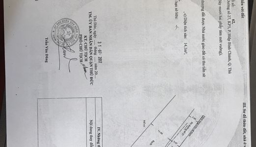 Bán Đất Nền 4X18 Đường 26 (Phạm Văn Đồng) Hiệp Bình Chánh Thủ Đức Giá Rẻ