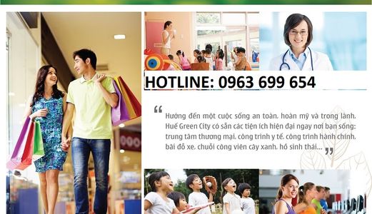 Mở Bán Biệt Thự Liền Kề Đẳng Cấp Bậc Nhất Thành Phố Huế - Khu đô tthị Huế Green City. LH: 0963 699 654