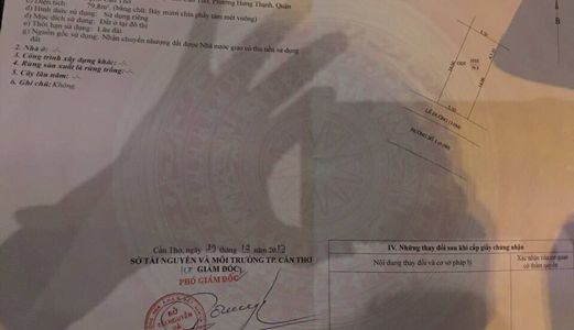 Bán Nền Mặt Tiền Đường Nguyễn Thông. Cách Ủy Ban Công An Phường An Thới 50M 