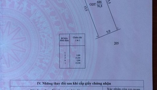 Bán Nền Trục Chính Hẻm 7 Trần Vĩnh Khiết Diện Tích 5X15,5M Thổ Cư 100%