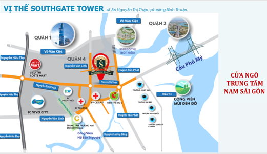Dự Án Southgate Tower Nguyễn Thị Thập Q.7 Nằm Ở Vị Trí Đắc Địa Nhất Khu Phía Nam Sài Gòn