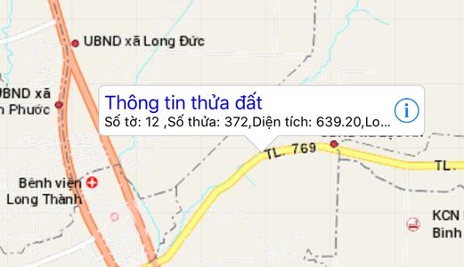 Cần Ra Gấp Lô Đất Xã Lộc An, NGAY DT 769, Đất Chính Chủ, sổ hồng riêng, Thổ Cư 100% Lh 01283868179