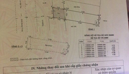 Bán Gấp Nhà Mặt Tiền, 3 Lầu, Dt 4X19M, Đường Lê Văn Thọ, Gò Vấp