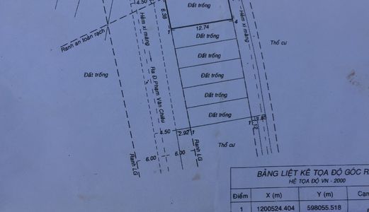 Bán Đất Thổ Cư Dt 6,30X13M, Đc 237 Phạm Văn Chiêu, Quận Gò Vấp