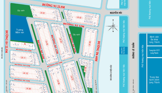 Đất Mặt Tiền Đường Nguyễn Hải, Thị Trấn Long Thành