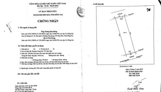 Bán Đất Trảng Dài - Tân Phong, 10X40M, 2 Mặt Tiền, Giá Rẻ