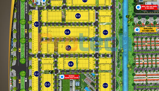 Bán Lô Góc View Công Viên Thuộc Dự Án Kim Long Nam City - Khu E - TTTP Đà Nẵng