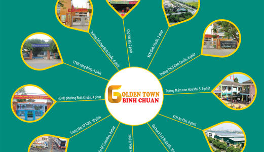 Mở Bán Dự Án Golden Town Bình Chuẩn Giai Đoạn 1 Quá Vip