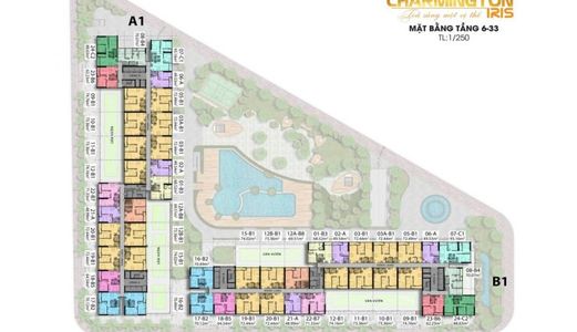 Sỡ Hữu Ngay Căn Hộ Cao Cấp View Kim Cương Chỉ Với 47 Triệu/m2. Charmington Iris - Miền Sống Ngọt Ngào!!