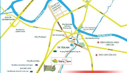 Bán Đất Nền Phường 4 Tân An. Có Sổ Đỏ Sang Tên Ngay,  Liền Kề Ql1, Gần Chợ Khánh Hậu, Gần Trường,..