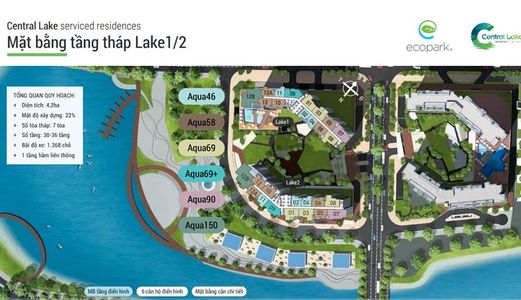 Tòa Central Lake 1 Tiếp Tục Mở Thêm Căn Aqua 46 Và Aqua 58