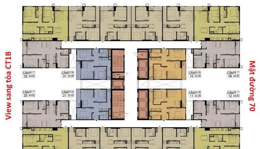 Hateco Xuân Phương - Chung Cư Giá Tốt Nhất 2018 Chỉ Từ 1,2 Tỷ/ Căn 2Pn. Vay Nh 0% . Ck 3 %  