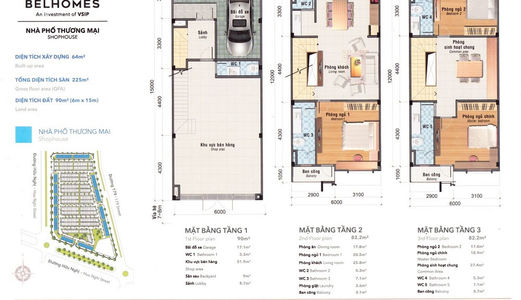 1 Tỷ 7 Có Ngay Nhà Phố. Dự Án Belhomes! 