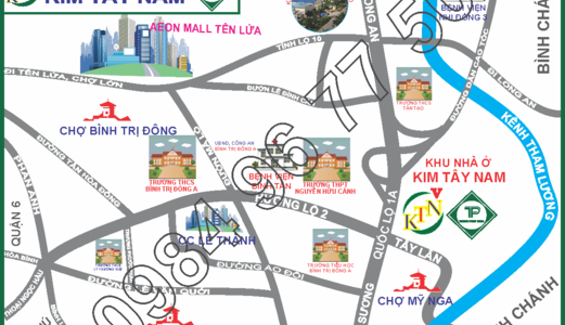 Đất Nền Khu Dân Cư Hương Lộ 2 Giá Rẻ Đầu Tư Sinh Lời Ngay