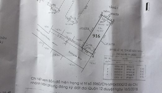 Nhà Mới Xây, 188/ Đường Nguyễn Thị Kiểu, P. Hiệp Thành, Q.12. Dt 4X13M, 4 Lầu