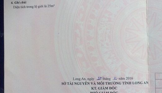 Bán Gấp Đất Thổ Cư Có Sổ Hồng Chính Chủ Tại Đức Hòa La.