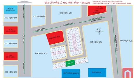 Mở Bán Dự Án Đất Nền Mặt Tiền Đường 32M Thổ Cư Sổ Riêng Từng Nền Gần Ql 51. 