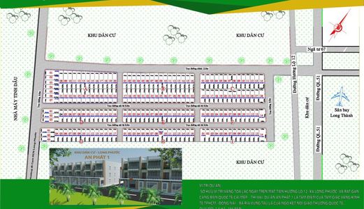 Bán Đất 2 Mặt Tiền Sân Bay Long Thành Diện Tích 108M2 Giá Ưu Đãi 400 Triệu !