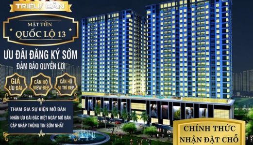 Trả Trước 300 Triệu Có Ngay Căn Hộ Mặt Tiền Ql 13 Bình Dương, View 3 Mặt Sông 0122.864.7869 