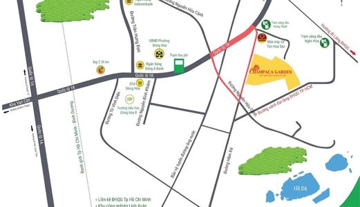 Dãy Nhà Phố Singapore Champaca Garden Dĩ An Bình Dương 