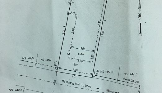 Bán Đất Hẻm Một / Ngay Chợ Bình Trị Đông Cũ, Diện Tích: 3.5X17.